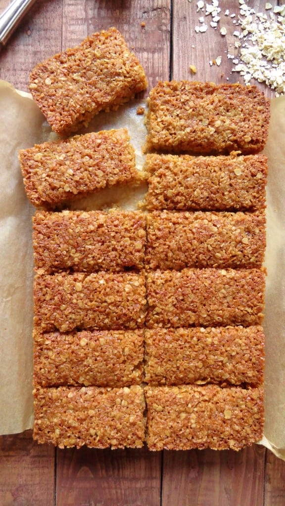 coconut and ginger flapjacks