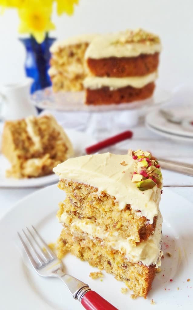 carrot and pistachio cake