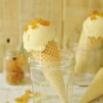 Fresh ginger and honey ice cream - Domestic Gothess