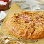 Nectarine & marzipan galette - Domestic Gothess