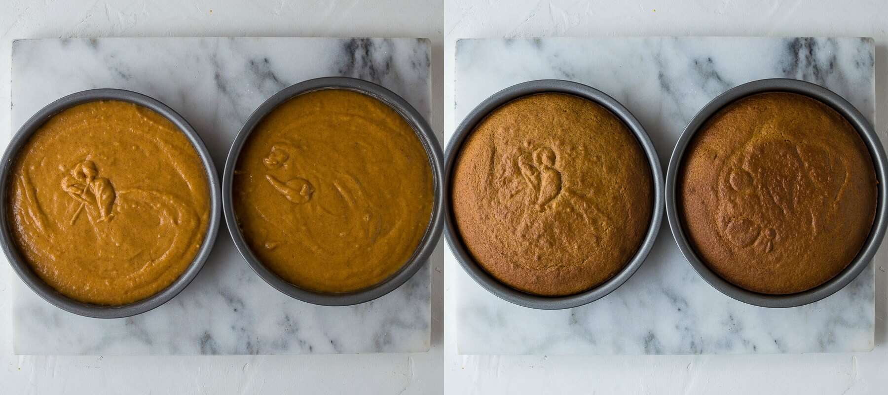 pumpkin layer cake step 2