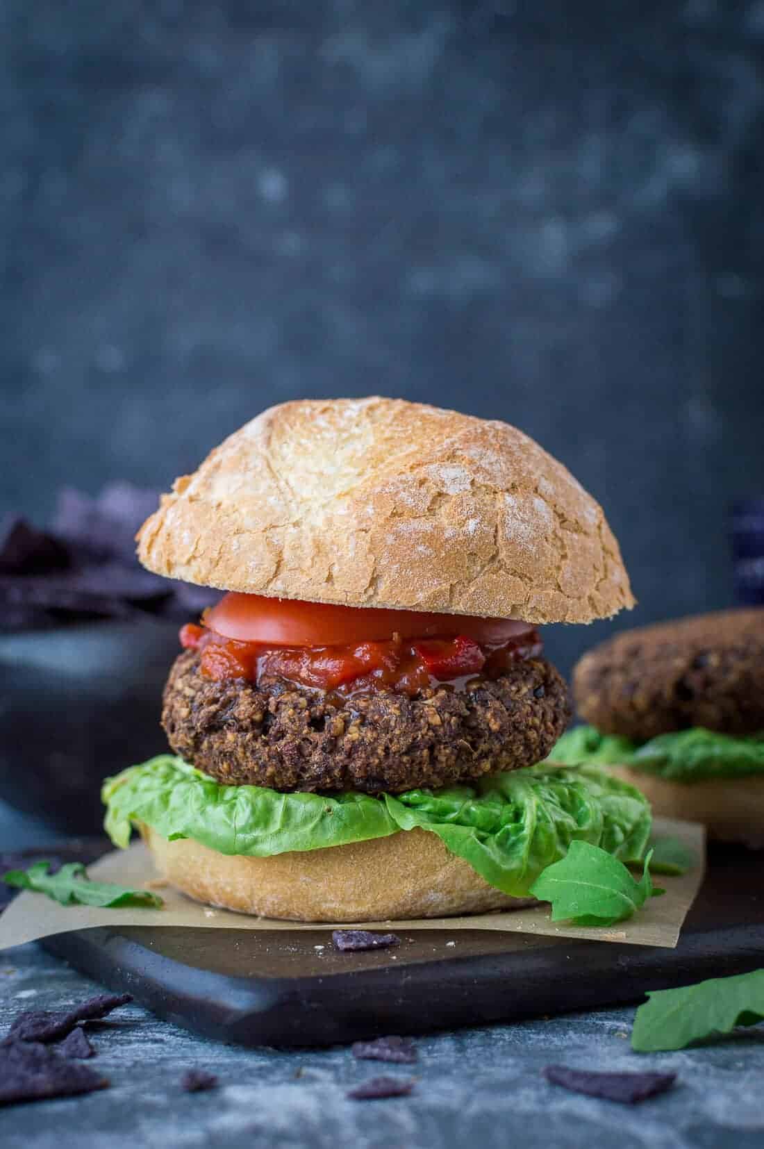 Mushroom Lentil Burgers Vegan And Win A Bbq With Stokes Sauces Domestic Gothess