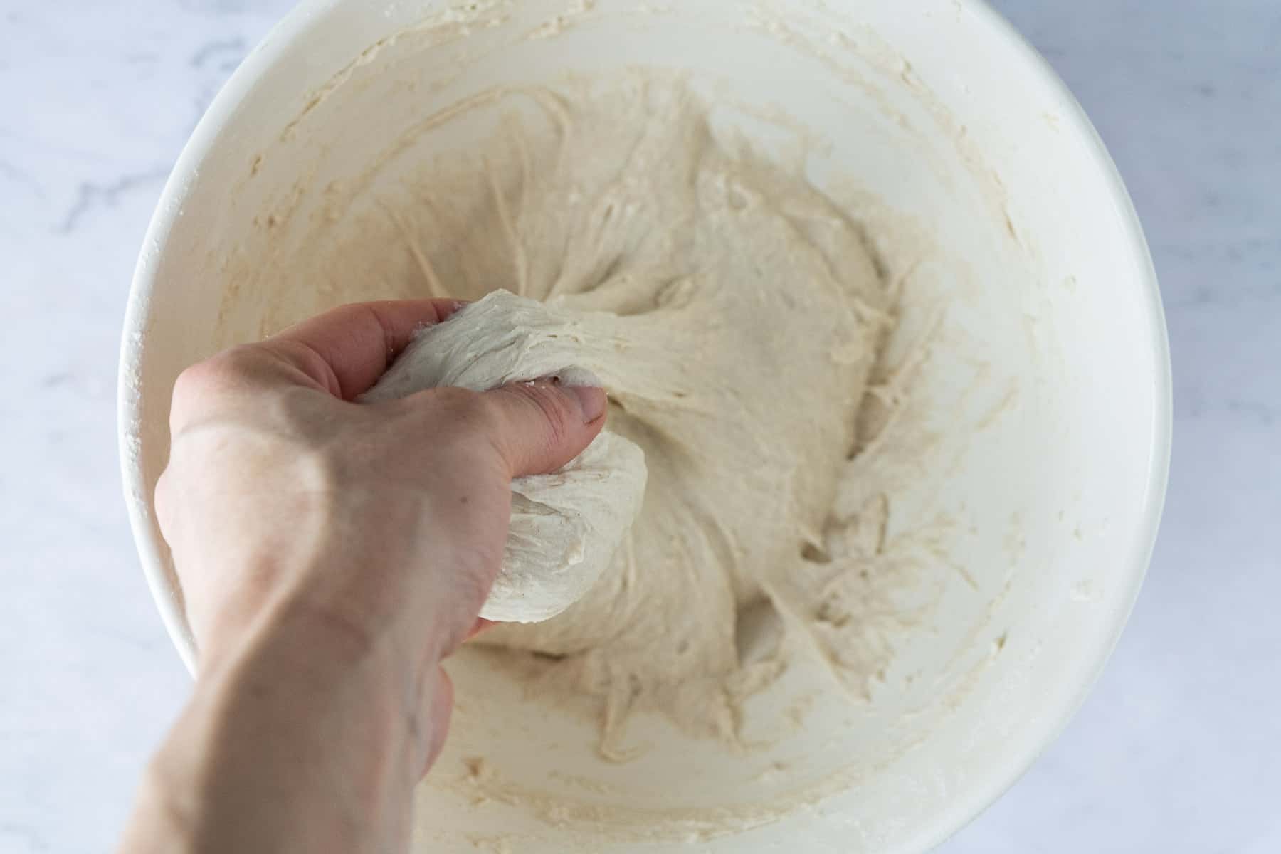 step 2 - kneading the dough