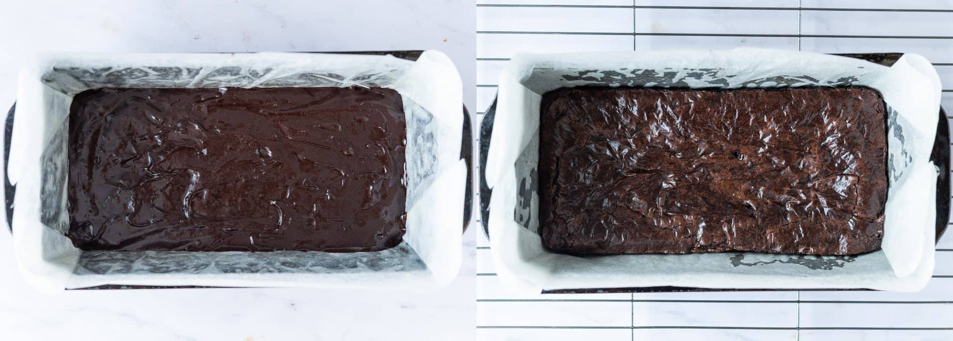 step 3 - baking the brownies
