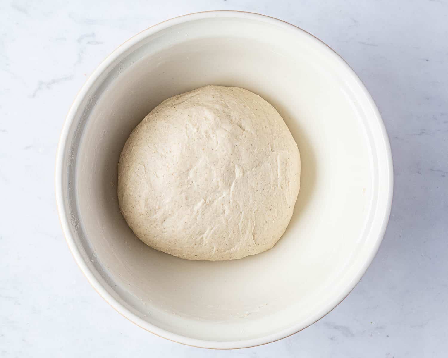 Step 2, the kneaded dough.