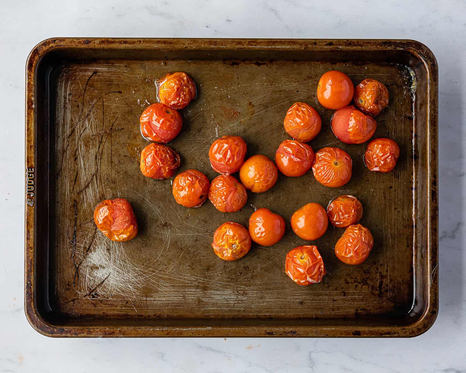 Step 5, the roasted tomatoes.