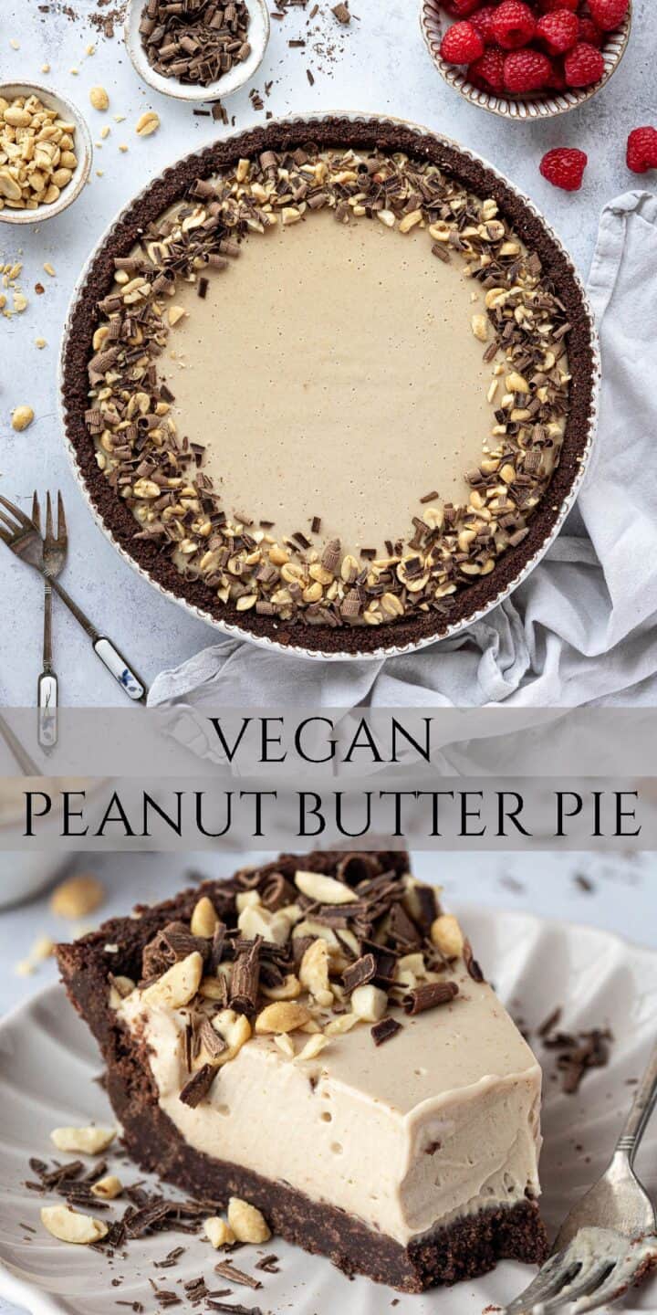 Vegan Peanut Butter Pie - Domestic Gothess