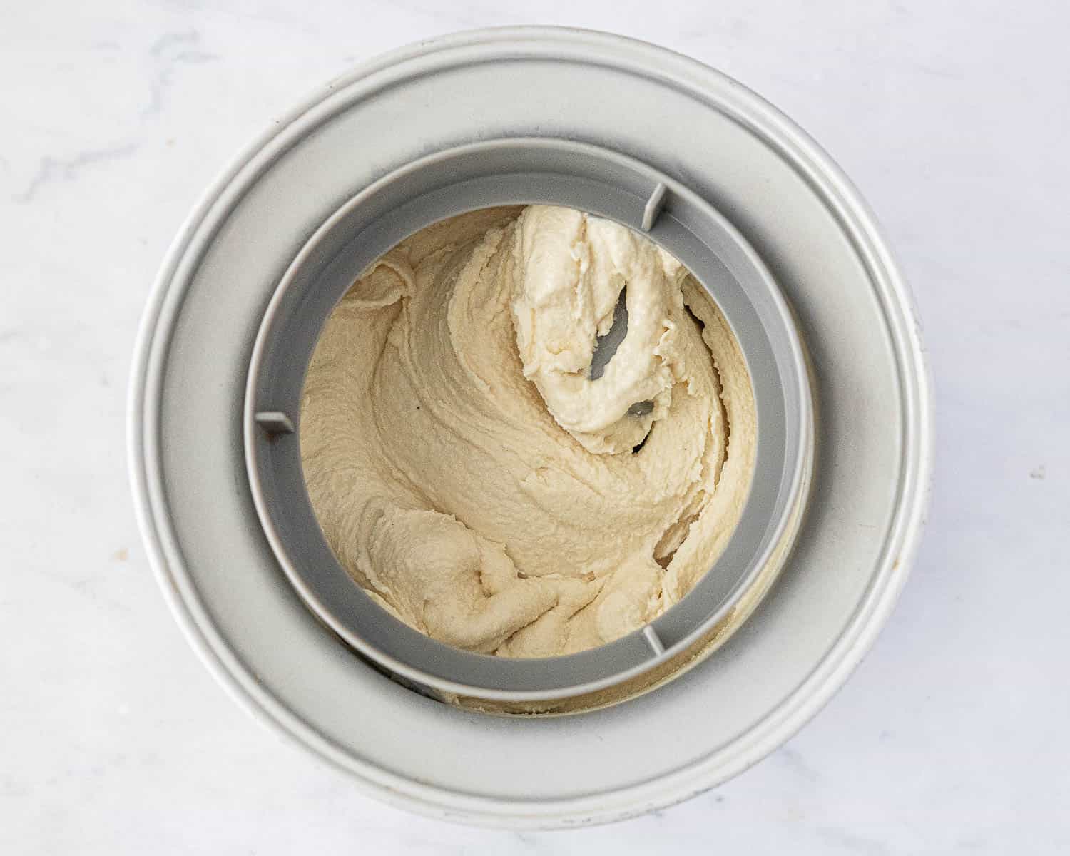 Step 5, the churned ice cream.
