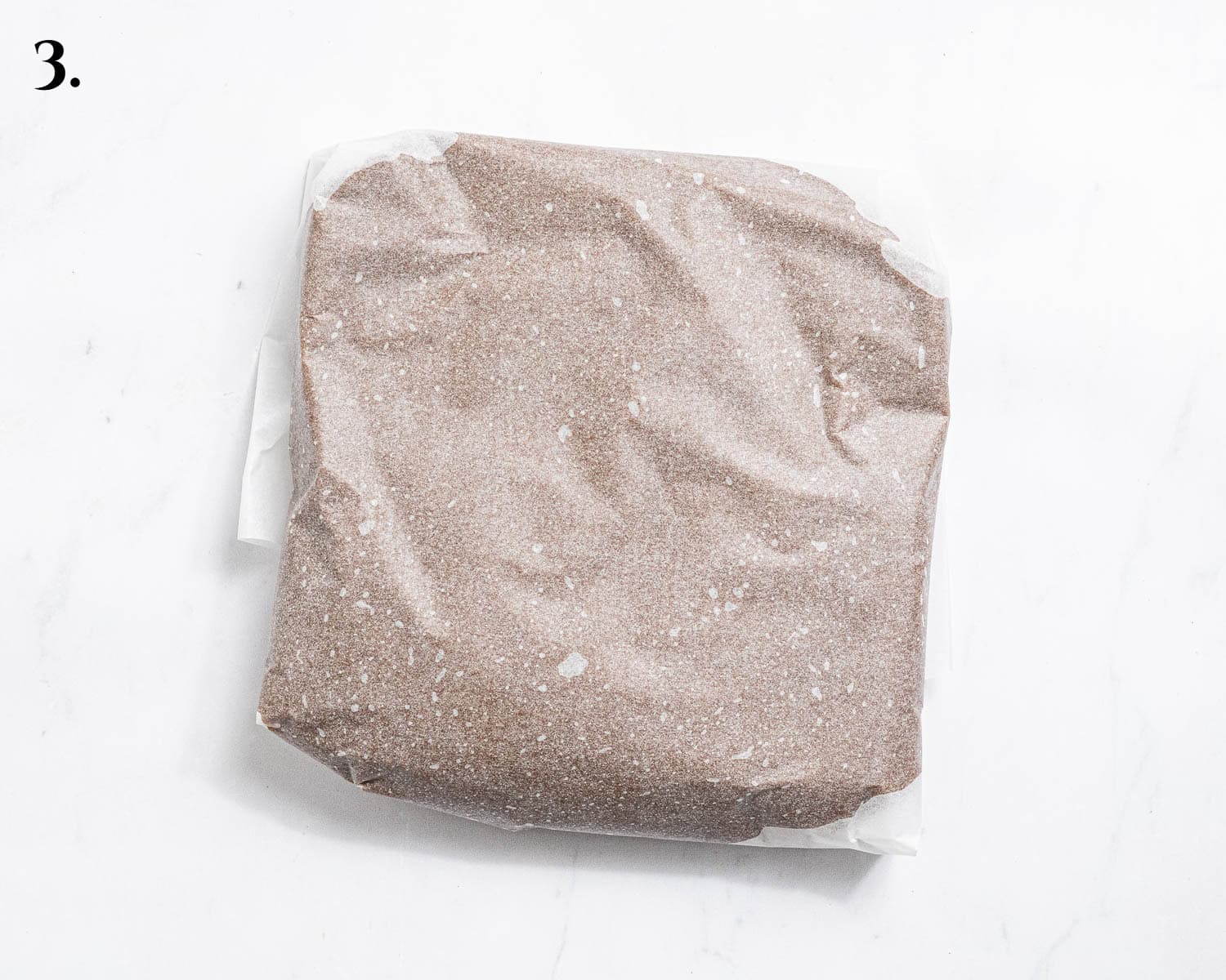 Step 3, the wrapped dough.