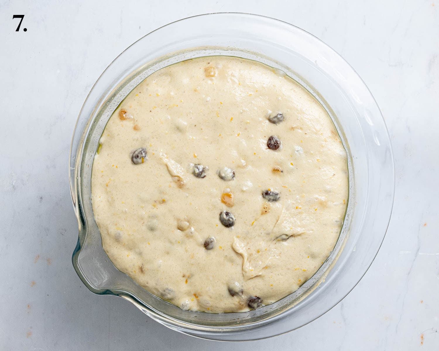 Step 7, the risen dough.
