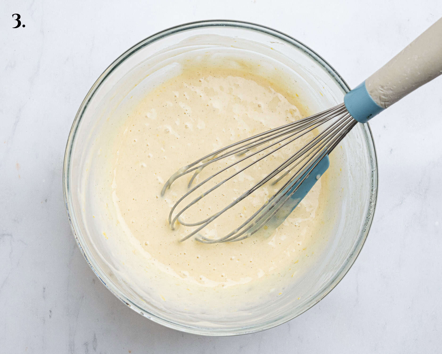 Step 3, the finished batter.