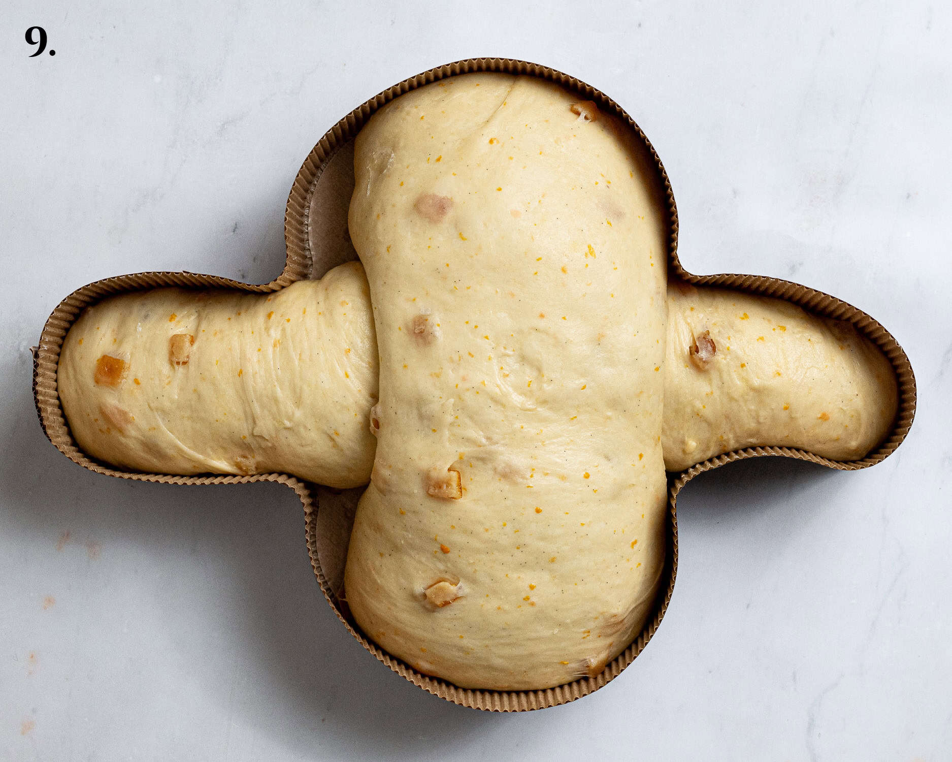 Step 9, the risen dough.