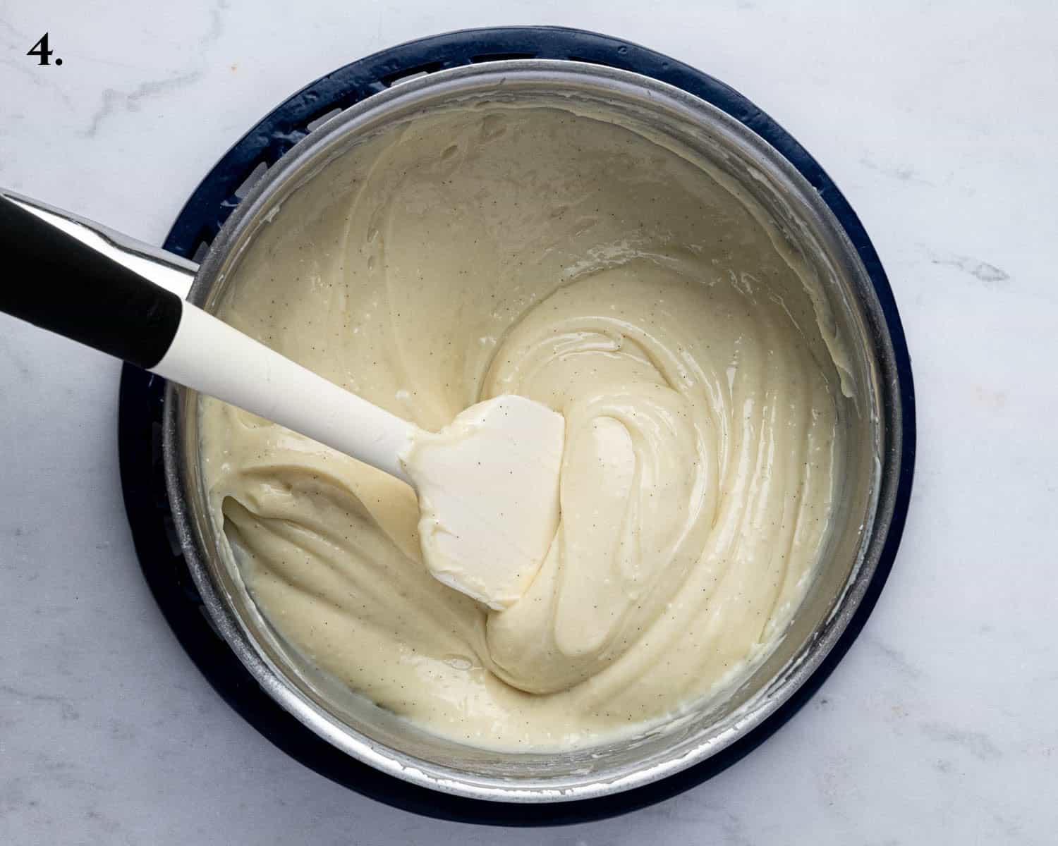Step 4, the cooked pastry cream.