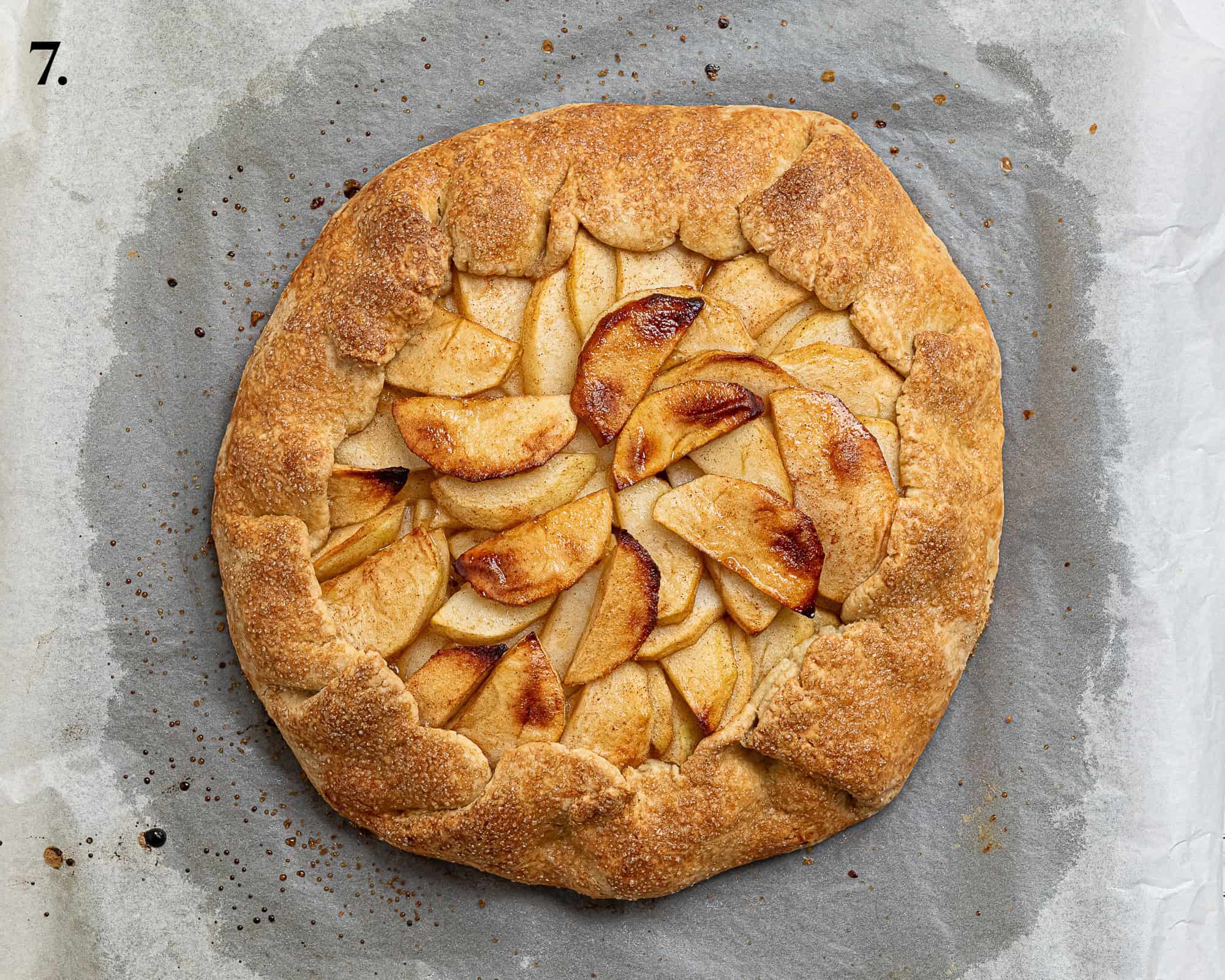 Step 7, the baked galette.
